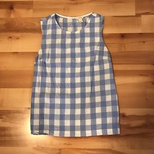 Gingham J.Crew Blouse